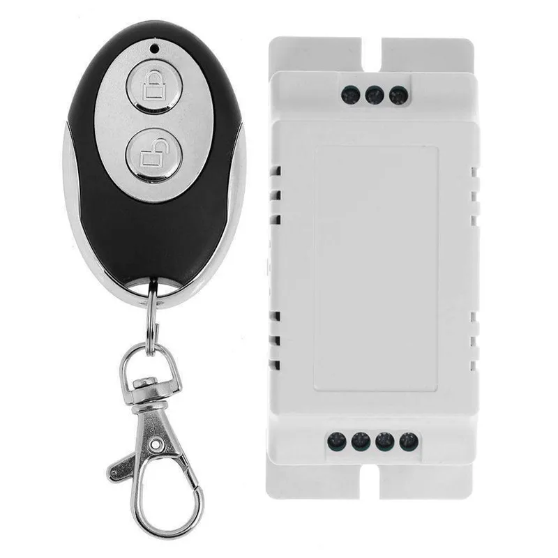 

New 2 Channel Wireless Remote Control Switch Transmitter Receiver AC220V 433MHz High Quality Convenient