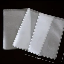 10 шт., прозрачные держатели для карт, мягкие пластиковые защитные пленки для кредитных карт, деловой Чехол для карт, держатели для ID 9,6x6 см, пылезащитный