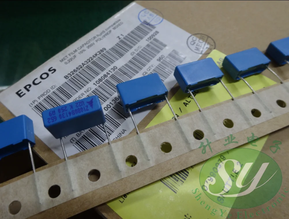 2019 горячая распродажа 20 шт/50 шт EPCOS MKP 0 22 мкФ/250v 220nf u22 224 Новый 15 мм B32652A3224K