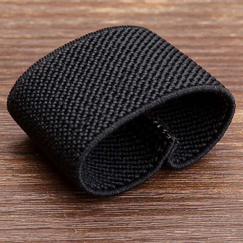 10pcs elastic belt loop tail clamp nylon ring hook clamp clip band