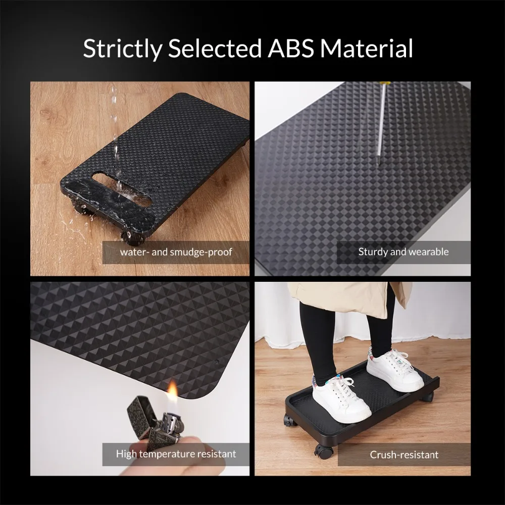 Tanie ORICO stojak na procesor komputera z kołami stabilny pionowy stojak na obudowy komputerowe wieże PC wodoodporny stojak na procesor czarny