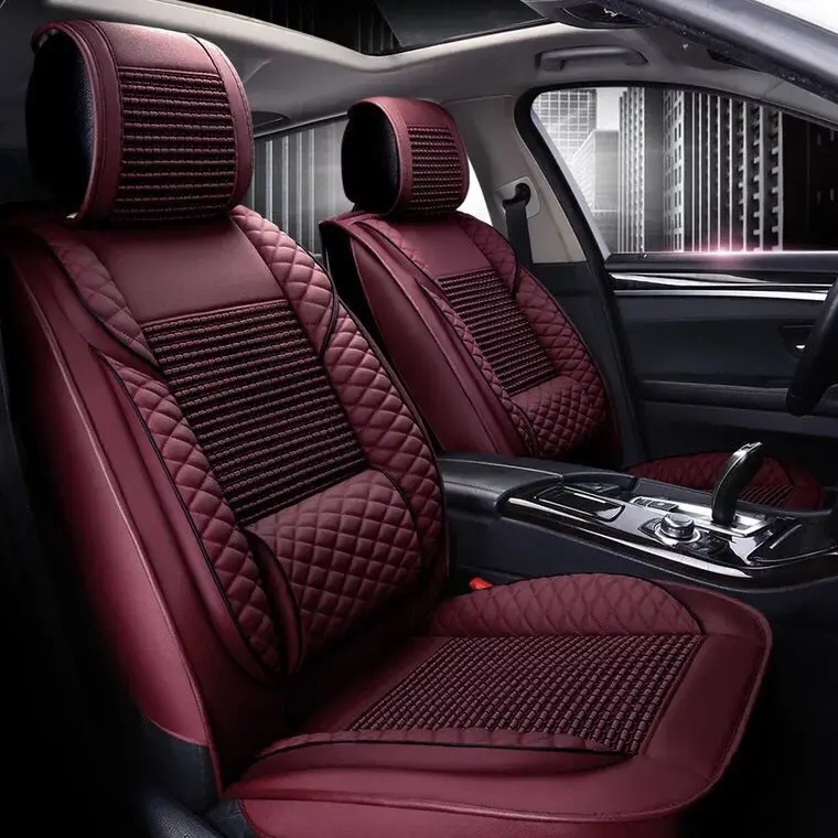 

1 pc Ice silk Breathable Mesh car seat covers pad summer cool seats cushion Luxurious universal size car cushion