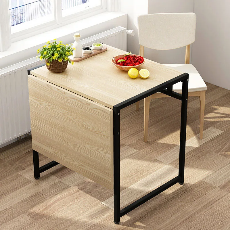 Outdoor Simple Folding Table Small Apartment Household Living Room Foldable Dining Table Study Desk Home Furniture