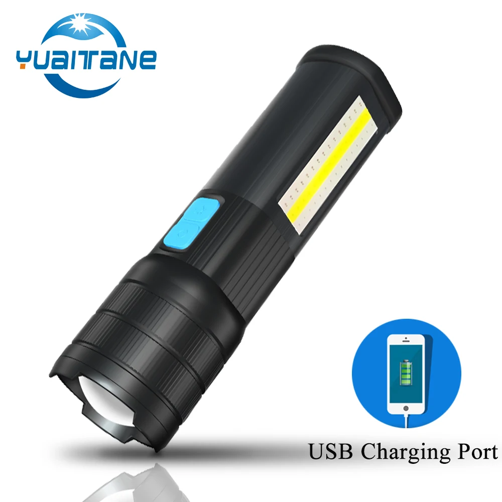 3 Modes USB Charging Waterproofs Camping Lamp Torch T6 LED Flashlight 90000LM