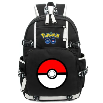 

New Fashion Backpack Anime Pocket Monsters Cosplay Nylon Rucksack Boys Girls Teenagers School Travel Bag Mochila