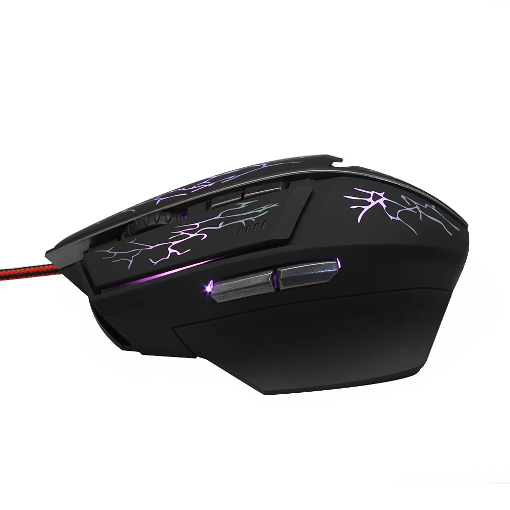 Wired Optical Game Mouse 1600DPI 6D LED Bloody Light Computer Mice for PC Laptop Notebook LOL Dota