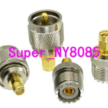 4 шт./компл. UHF PL259 SO239 к SMA адаптер RF разъем прямой