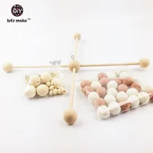 Давайте сделаем погремушку младенца unifined Diy войлочный шарик фестиваль украшения Ассорти цветов шерсть шар украшения для дома