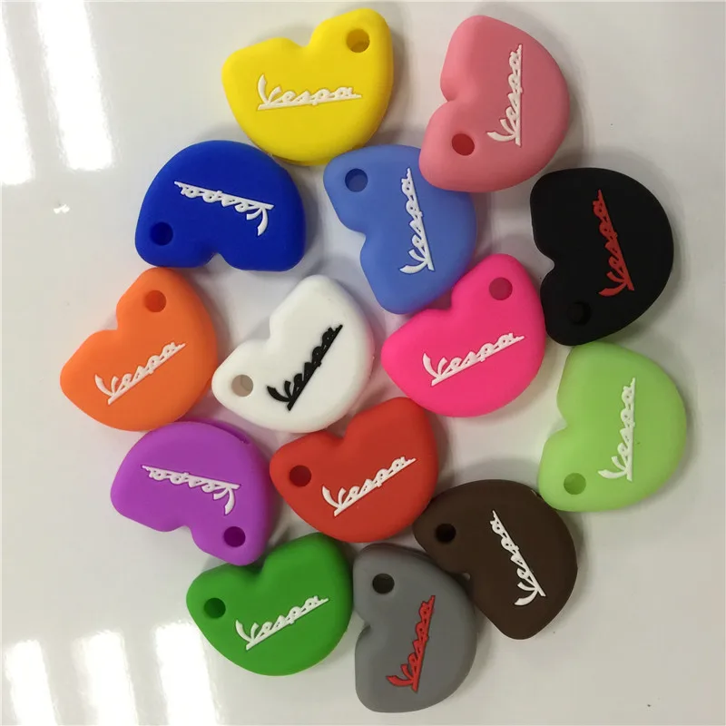 Силиконовый чехол для ключей Vespa piaggio new fly gts super 300 Gilera Nexus 500 защита ключей|silicone cover