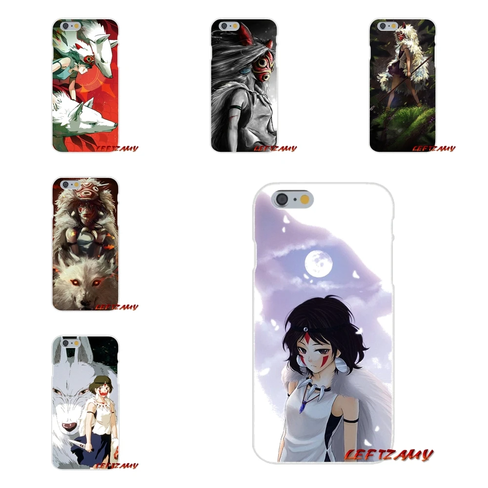 For Sony Xperia M2 M4 M5 E3 XA Aqua Z Z1 Z2 Z3 Z5 compact LG K4 7 8 10 V20 V30 2017 TPU Transparent Case Cover Princess Mononoke | Мобильные
