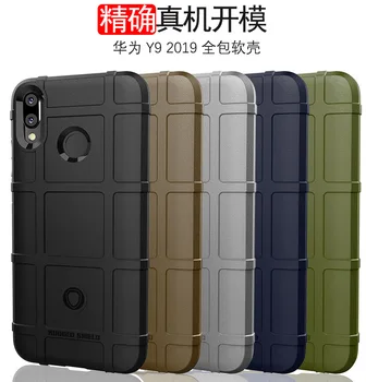 

100pcs/lot Armor Phone Case Cover Heavy Duty Matte Silicon For Huawei mate 20 20X P20 lite pro 10 nova 3E 3 3i honor 8X max Y9