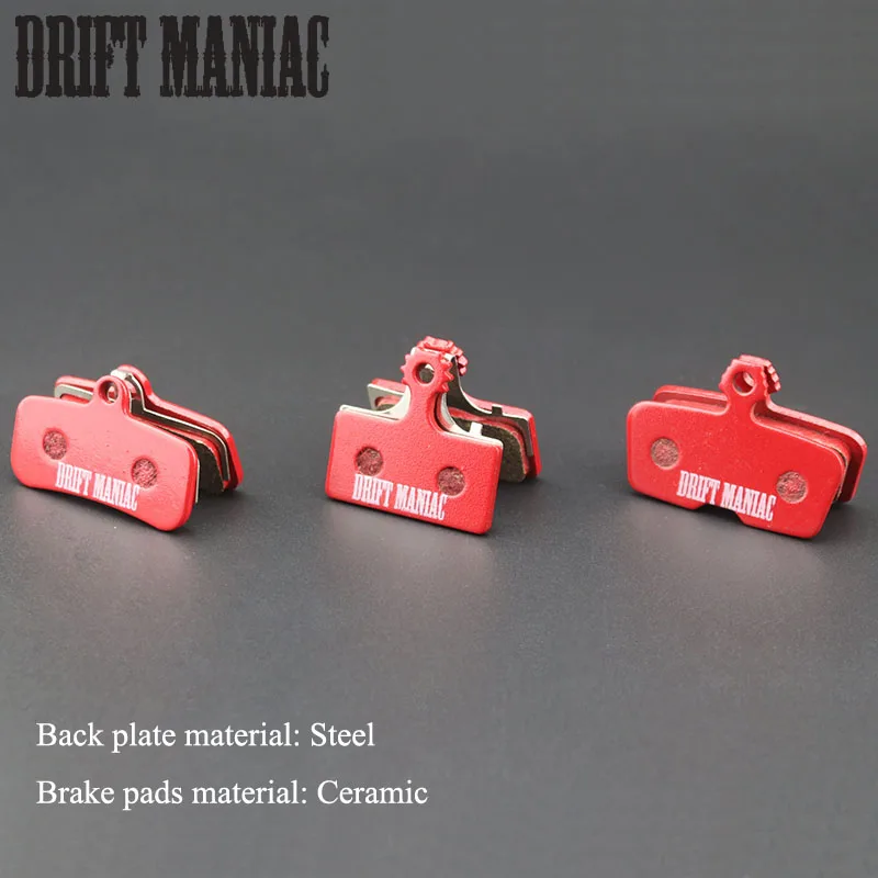 

2 Pairs Bicycle Brake Pads Red Sintered For Shimano Saint M810/m985/ Avid Code R 2011-2015 MTB Bike Disc Brake Parts
