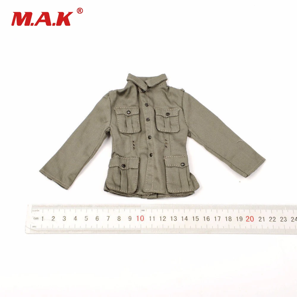 

1/6 Scale Male Sodier Shirt Coat Clothing Fit 12" Action Figures Accessory