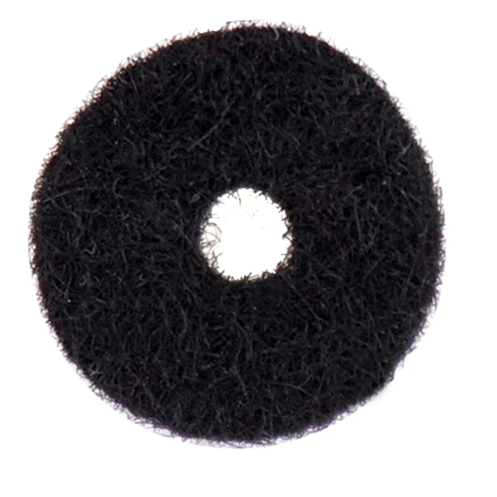 Tooyful Finest Pack/50pcs Felt Guitar Bass Strap Lock Washer Gaskets DIY Musical Instrument Accessory