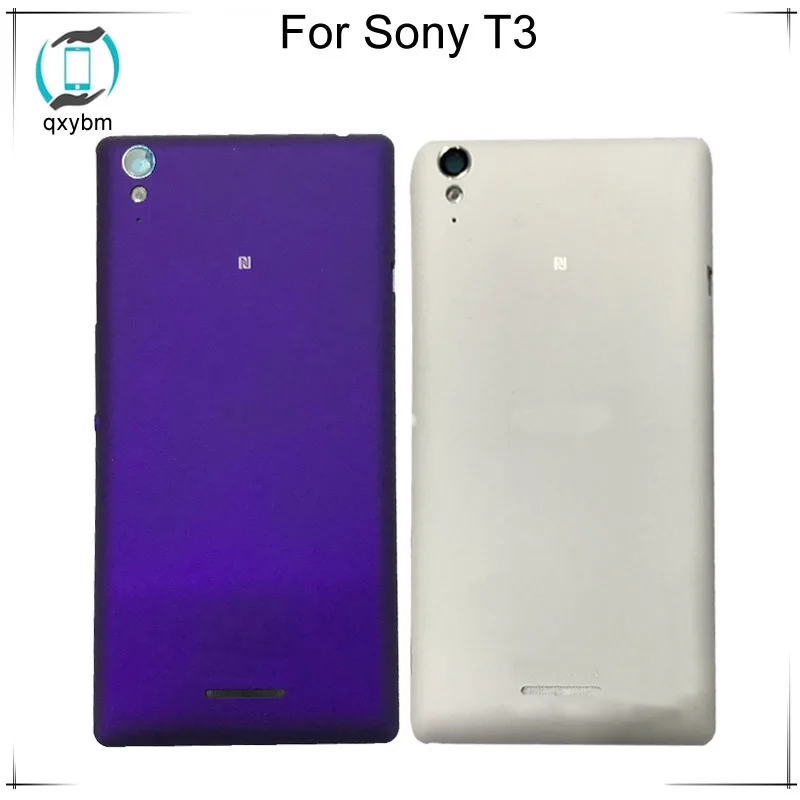 5 3 дюйма для Sony Xperia T3 D5102 D5103 D5106 M50W задняя крышка чехол Батарейная дверь черный