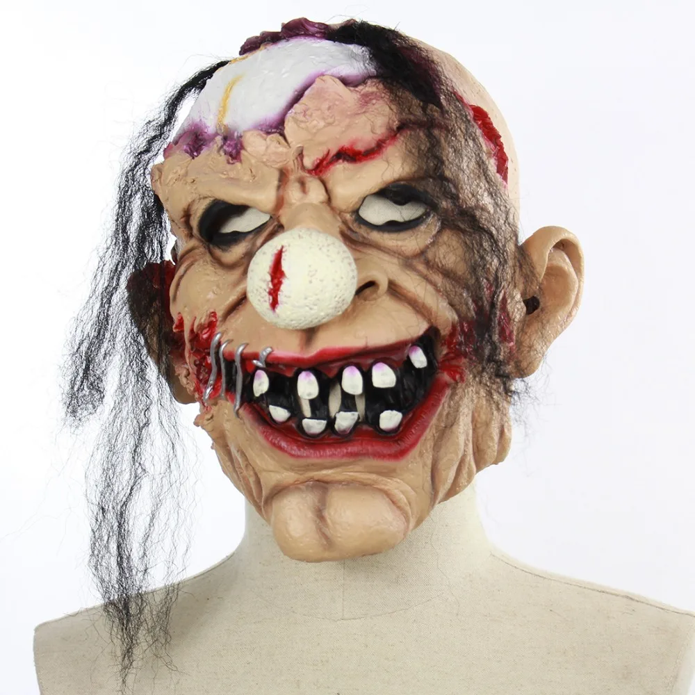 

1 PCS Halloween Horror Clown Mask Joker clown Costume Mask for Adult Ghost Festive Party Halloween Supplies