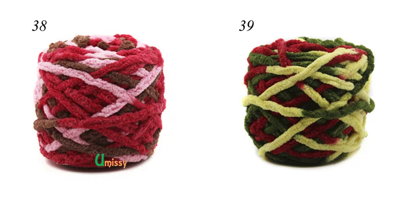 4 шт красочные толстые пряжи для вязания красивая шляпа шарф свитер обувь гигантская шерсть кашемировое одеяло пряжа