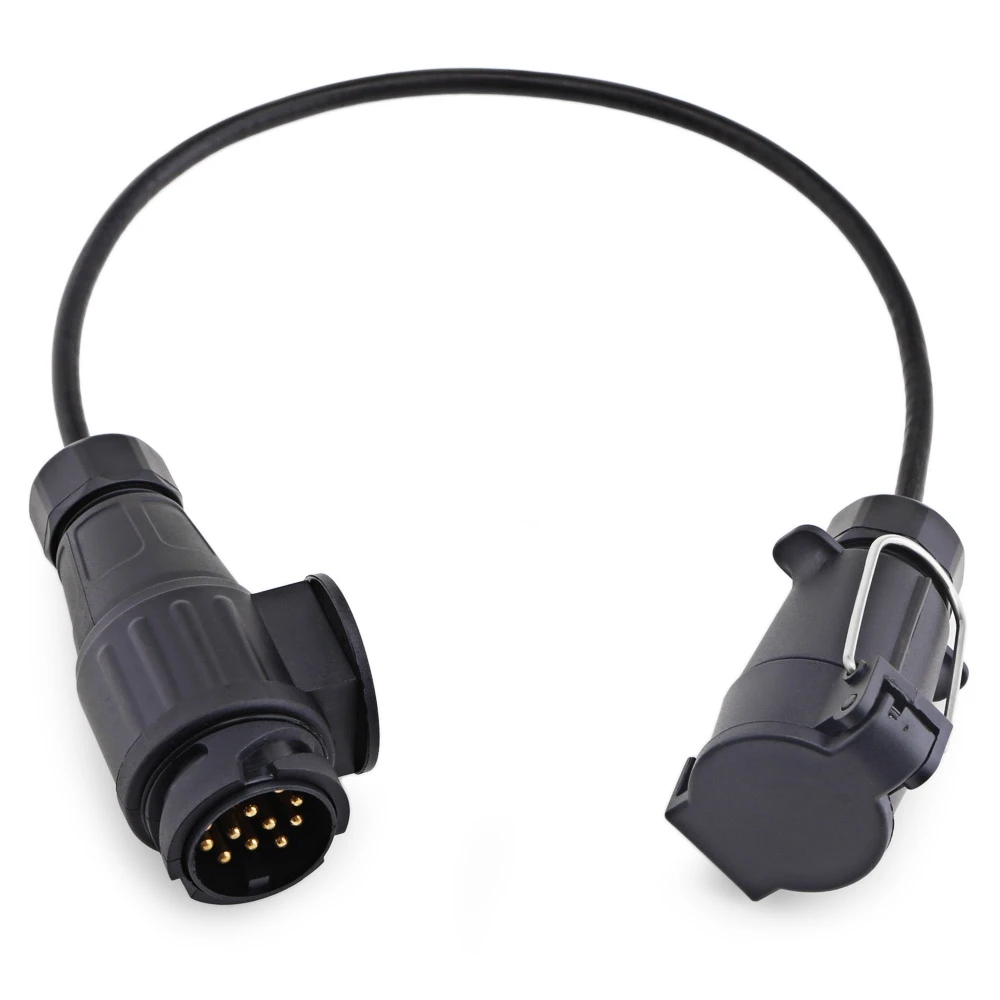 Free Shipping T22468 7 Convert 13 Pin Trailer Wiring Connector N-type Plastic Plug 40CM Extension Cable | Автомобили и мотоциклы