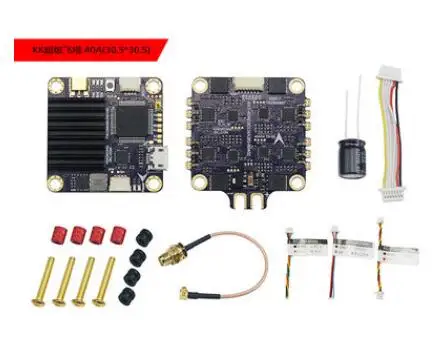 LDARCKK fly tower F4+ OSD+ VTX 40A BLHELIS 4 в 1 ESC 600MW регулируемый трансмиттер для радиоуправляемых моделей FPV дронов - Цвет: fly tower