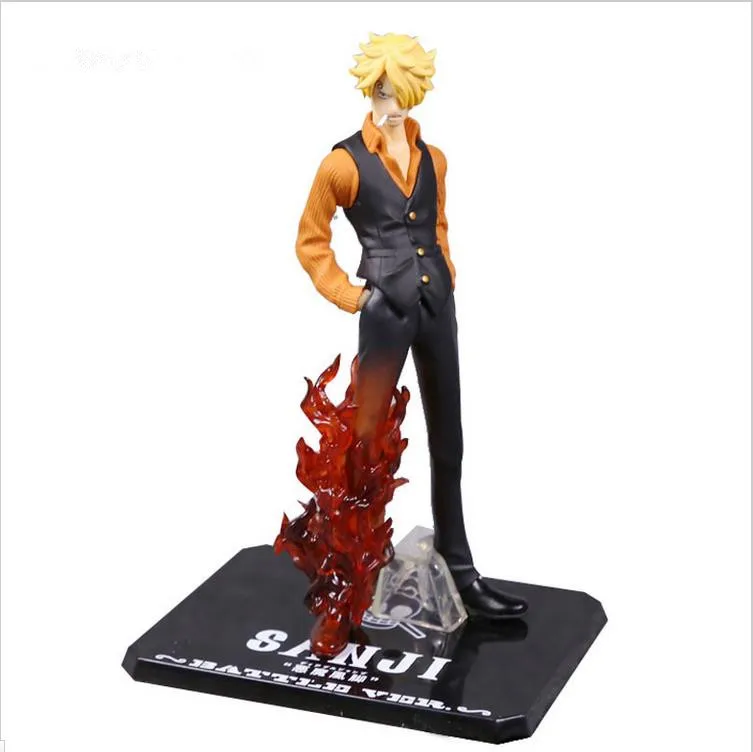 

HKXZM Anime One Piece 15CM Sanji Battle.ver PVC Figure Collectible Model Toys Dolls Gift