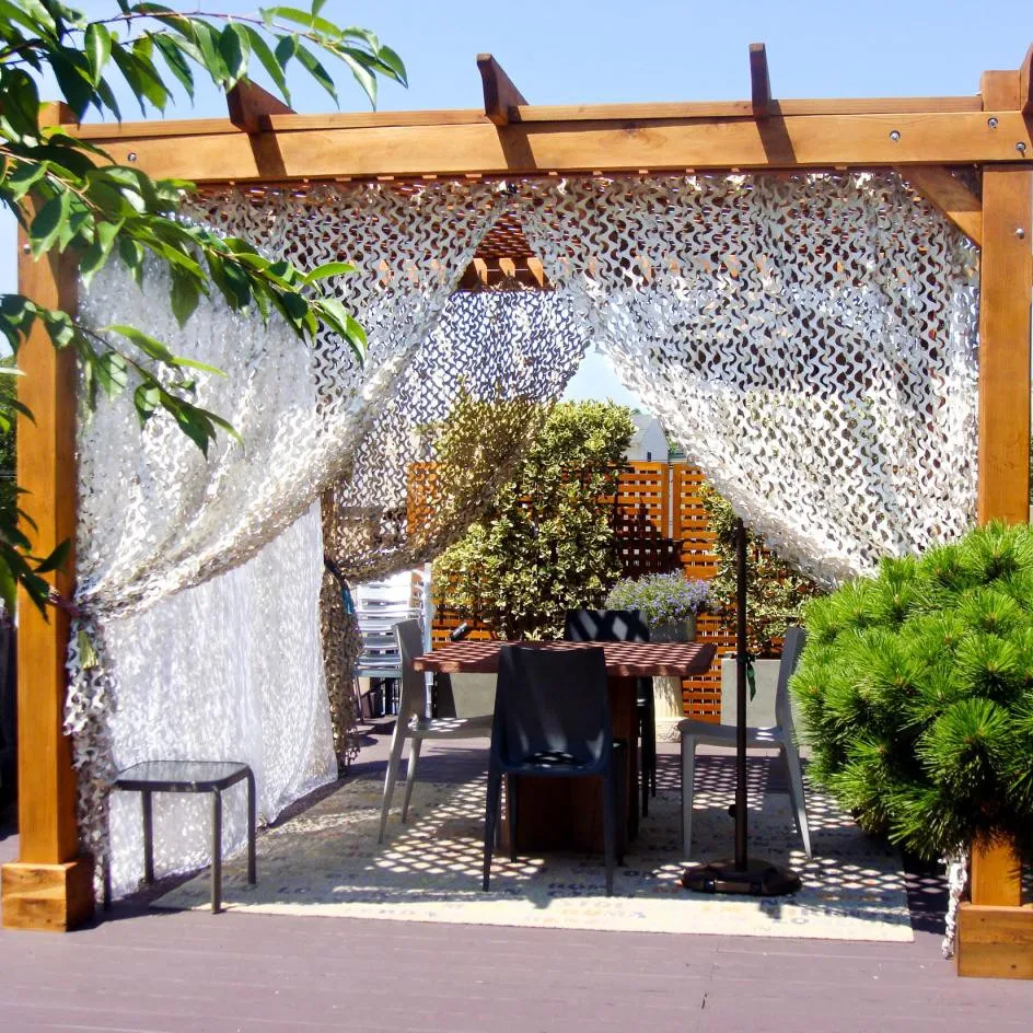 

Reinforce White Hiding Mesh Camouflage Net Military for Garden Pergola Shading Gazebo Outdoor Awning 2x4 3x3 3x4 2x7 2x5 4x4 3x5