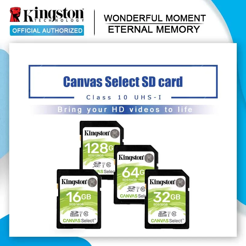 

Kingston SD Card 128GB 64GB 32GB 16GB memory card Class10 SDHC SDXC uhs-i HD video cartao de memoria carte sd tarjeta For Camera