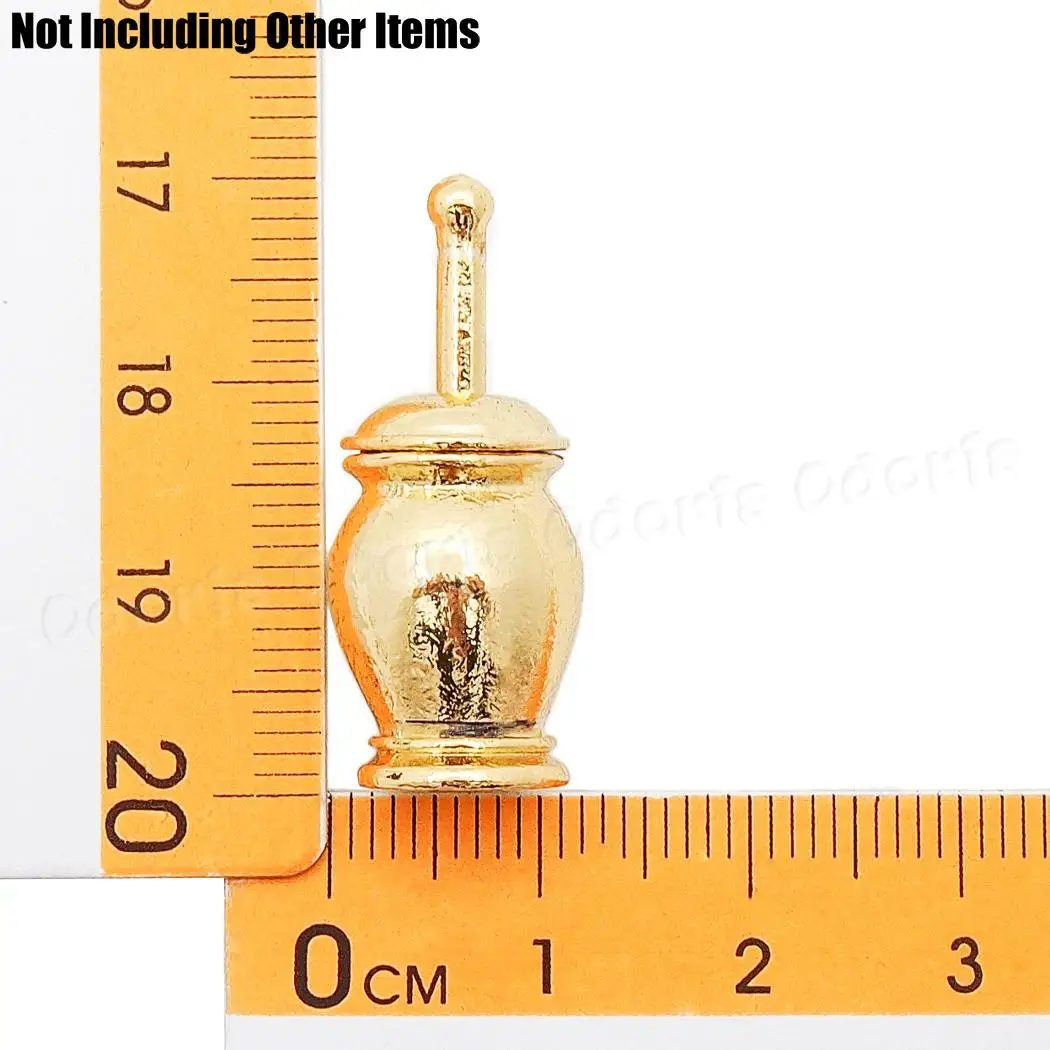 Odoria 1:12 Miniature Mortar and Pestle Spice Herb Grinder Dollhouse Kitchen Accessories - Image 4