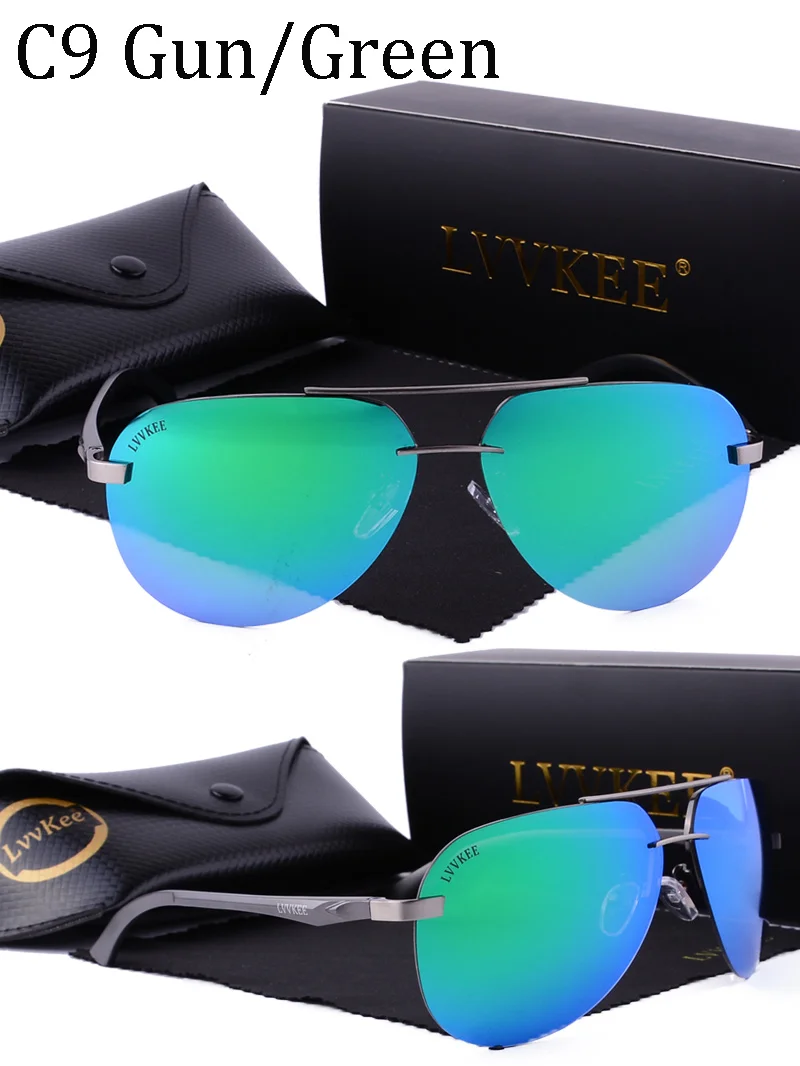 LVVKEE бренд Алюминий Магний HD поляризованные солнцезащитные очки для мужчин водительское зеркало солнцезащитные очки для женщин Ночное Видение Очки