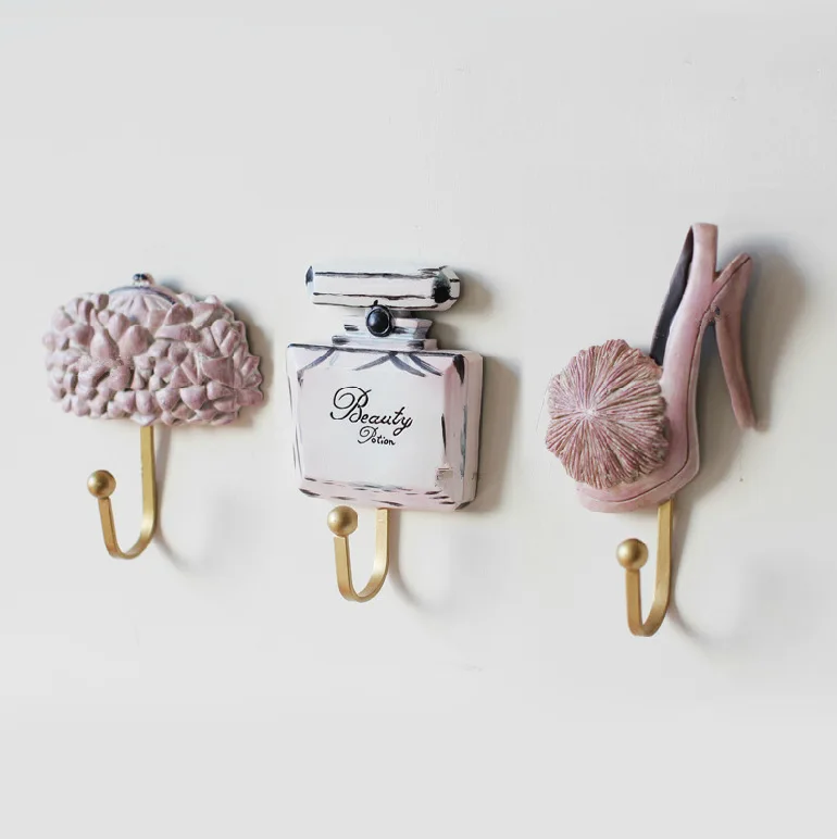 large coat hooks clothes hanging robe hook fashion home decoration wall hook resin clothes bag key - Decorative Wall Hooks large coat hooks clothes hanging robe hook fashion home decoration wall hook resin clothes bag key - Decorative Wall Hooks