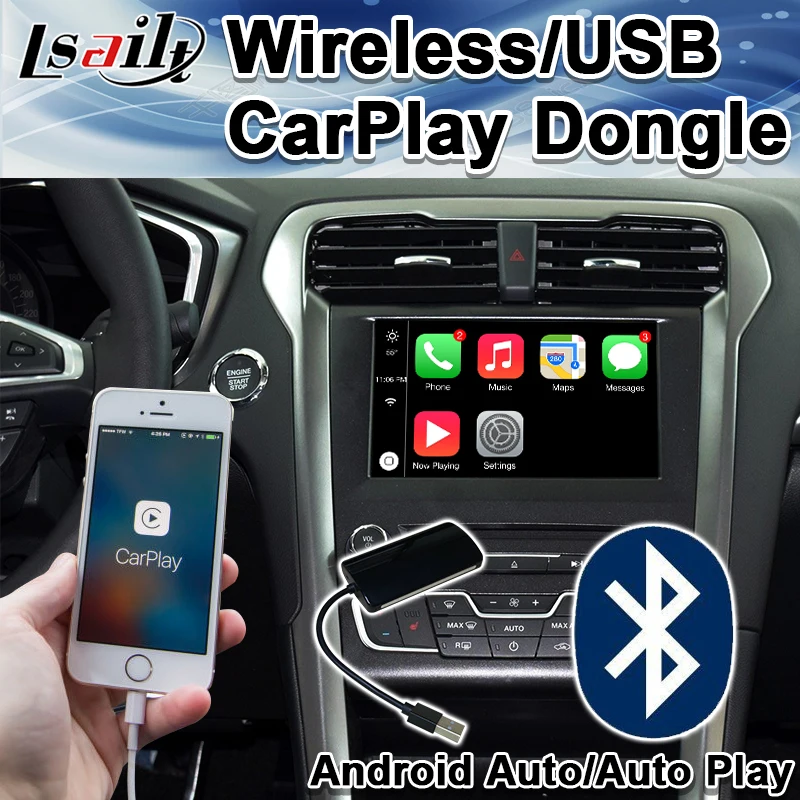 Android 9 0 видеоинтерфейс для Ford Ranger Sync3 встроенный интерфейс carplay от Lsailt|GPS