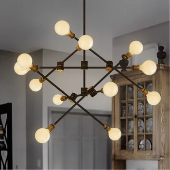 

Nordic industrial pendant light for bedroom vintage Dining Room restaurant lamps modern pendant lights cord Hanging lighting