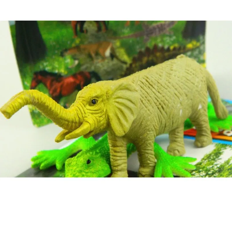 

Free Drop Shipping Elephant Shape Grow Up Toys Children's Favor Animal Kingdom Water Crystal Soil Aquarium Decorationsj028