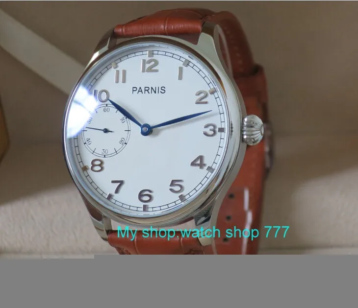 

44MM PARNIS Asian ST3600 17 jewels gooseneck Mechanical Hand Wind men's watch High quality WATCH wholesale rnm007