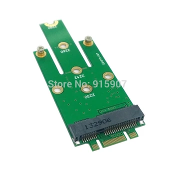 

10pcs/lot M.2 NGFF PCI-E 2 LANE Golden Finger Pin to 50mm Mini-PCIE mSATA 18+8 SSD Hard Disk PCBA