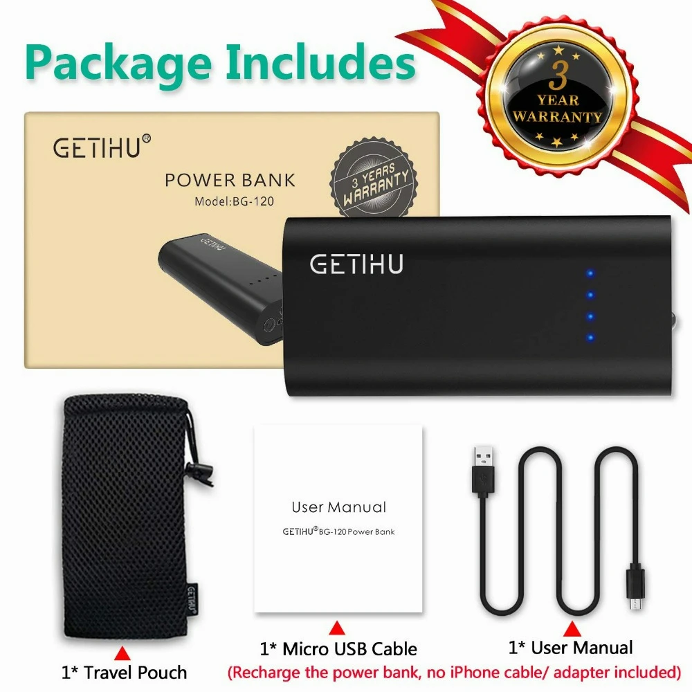 INIU, 5200 мА/ч, mi ni power Bank, а, USB, портативное зарядное устройство, power bank для iPhone XS X, Xiaomi mi, телефонная упаковка, повербанк, внешняя батарея