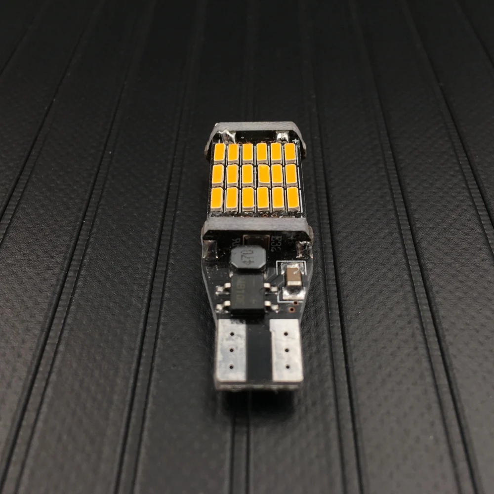 Светодиодные лампы задсветильник хода T15 W16W 920 921 912 Canbus 4014 45SMD 1 шт.|Сигнальная