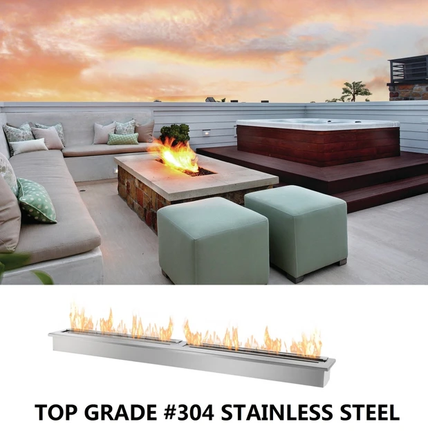 Inno Living Fire 62 Inch Outdoor /indoor Used Bio Ethanol Fireplace Burner  - Fireplaces - AliExpress