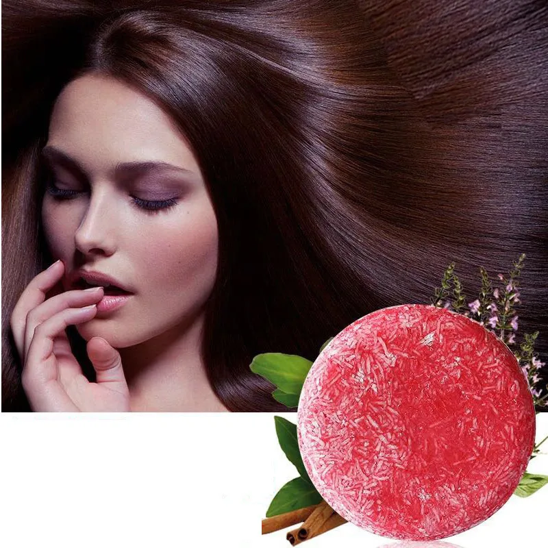 Lush Shampoo Bar Soap Hair Growth Solid Shampoo Conditioner Bar (Cinnamon, lavender, mint and