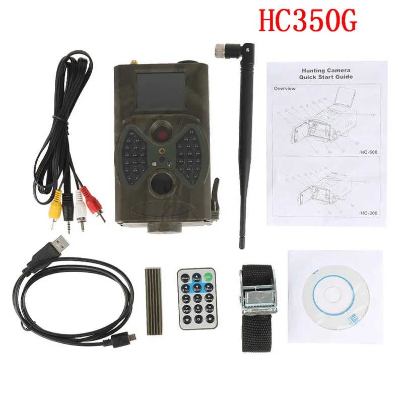 

HC-350G Hunting Camera 60 Degrees GSM 3G GPRS Night Vision Trap Infrared Forest Camo Camcorder Animal Trail Scouting WCDMA CDMA