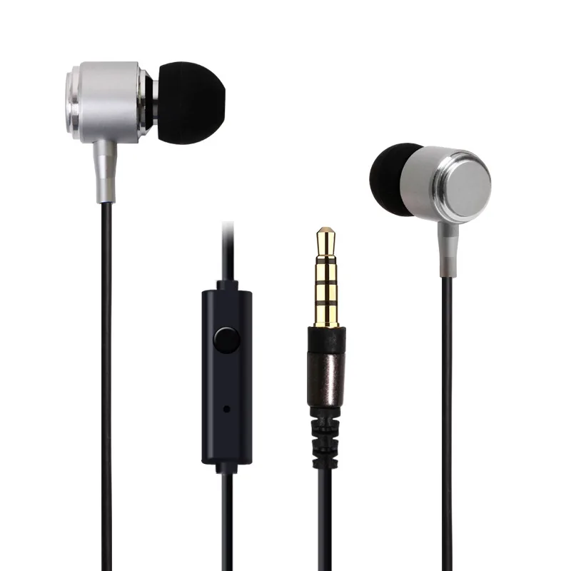 

HAOBA In-Ear Earphones cable with metal bass HIFI wheat stereo earphone wholesale fashion KDK-39