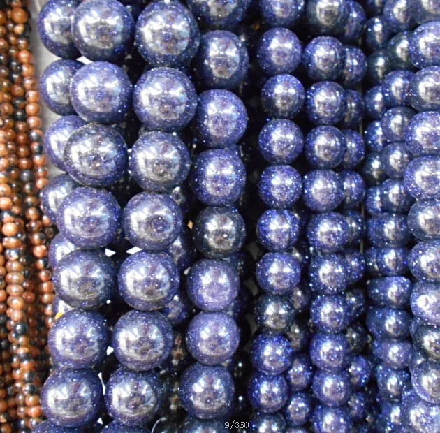 

High Quality AAA+Dark Blue Crystal Natural Stone Beads Wholesale Jewelry Accessories DIY 4MM 6MM 8MM 10MM 12MM Drop Shipping