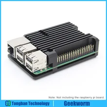 Raspberry Pi защитный чехол/Raspberry Pi металлический чехол пассивное охлаждение/корпус рассеивания тепла для Raspberry Pi 4 Модель B/3B+/3B