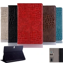 Чехол в крокодиловом стиле для samsung Galaxy Tab S 10,5 дюймов T800 T805 SM-T800 SM-T805 из искусственной кожи с подставкой Smart Tab S 10,5