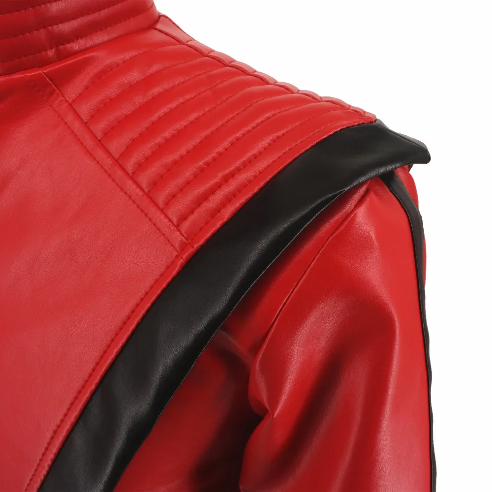 Редкие MJ Майкл Джексон, Thriller MTV Ограниченная серия Красная английская ретро кожаная куртка коллекция верхняя одежда любой размер