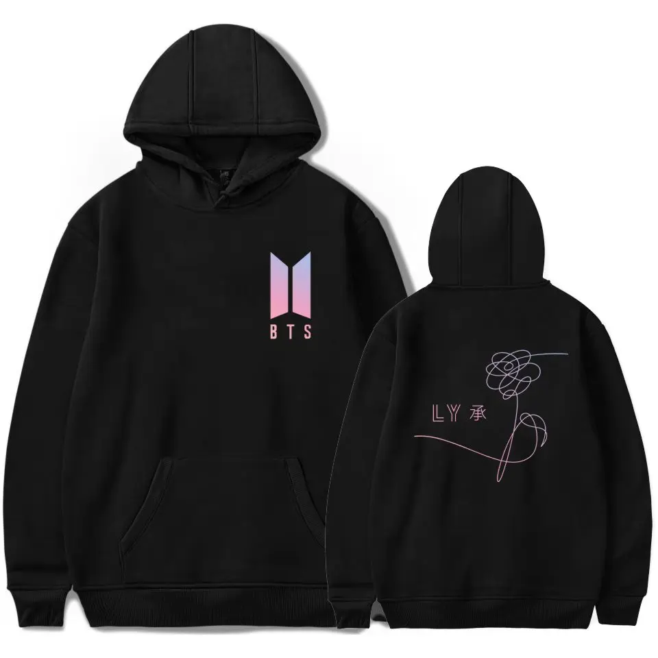 

BTS KPOP Sweatshirt Hoodies 2019 Love Yourself Autumn And Winter bangtan boys hip hop Women/Men k-pop clothes