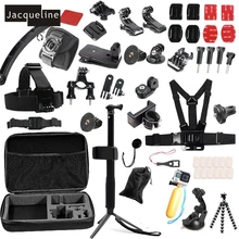 JACQUELINE for Accessories Kit Selfie Sticks Monopod w/Phone Lock Bracket Clip for Gopro hero 5 4 3+2 SJCAM/Xiaomi yi EKEN H9R