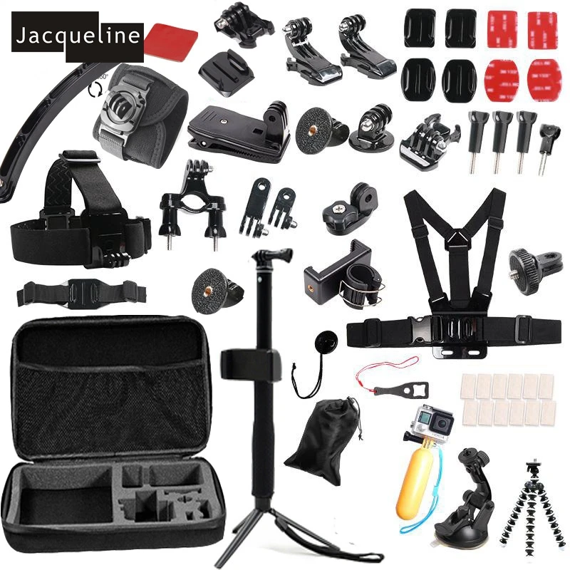 

Jacqueline for Accessories Kit Selfie Sticks Monopod for Gopro hero 6 5 4 3+2 for SJCAM for Xiaomi yi for EKEN H9R action cam