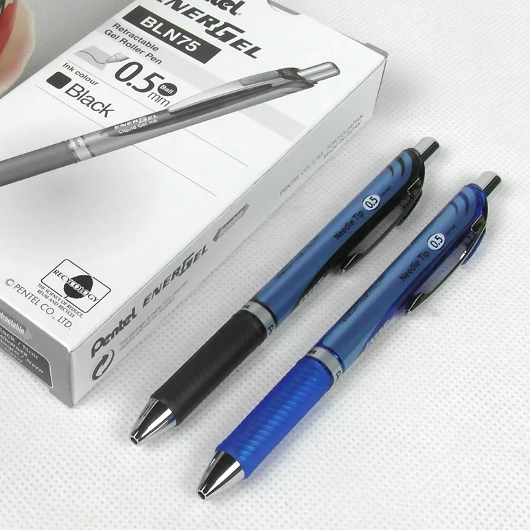 Нажмите гелевая ручка и гель для пополнения большая емкость leugth быстросохнущие воскресить 0.5 мм