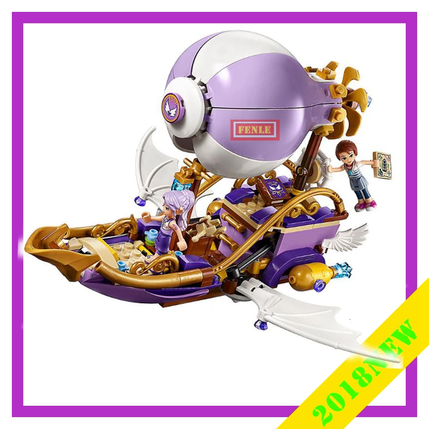 10696 эльфы Aira's Airship the Amulet Chase строительные блоки детские кирпичи игрушки