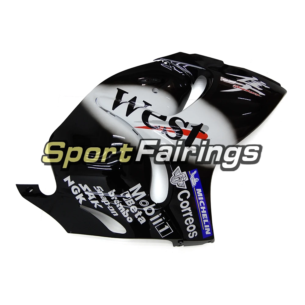 Мотоцикл Обтекатели для Suzuki GSXR1300 Hayabusa 08 09, 10, 11, 12, 13, 14, 15, 2008- ABS Пластик Обтекатели на кузов белого и черного цвета
